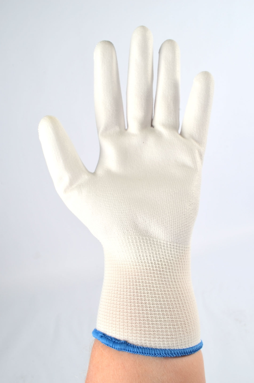 HILKA Large 10" White PU Work Gloves