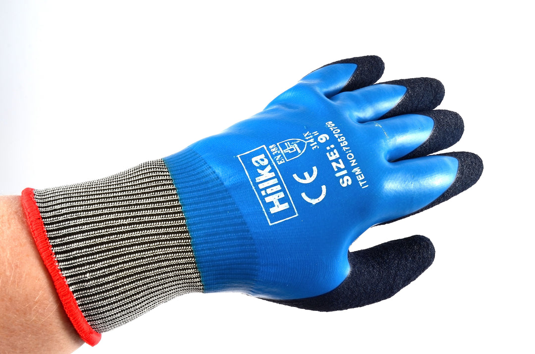 HILKA Medium 9" Water Resistant Latex Gloves