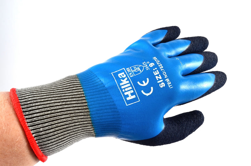 HILKA Medium 9" Water Resistant Latex Gloves