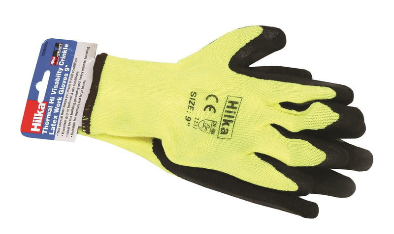 HILKA Medium 9" Thermal Latex Work Gloves