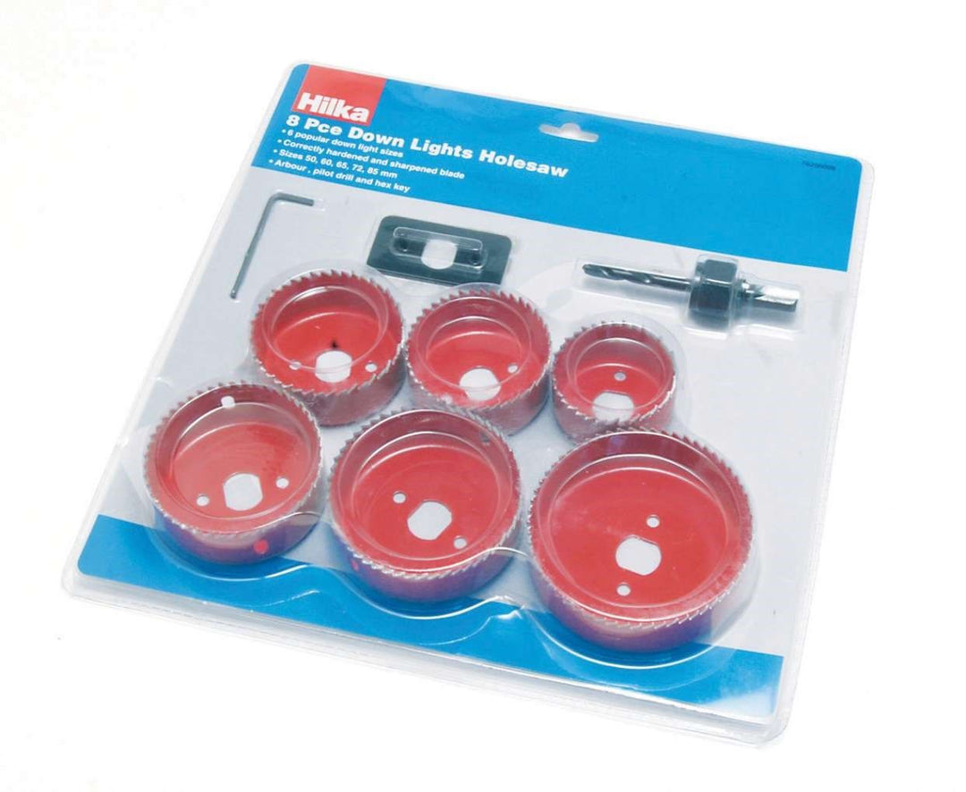 HILKA 9 pce Downlights Holesaw Set