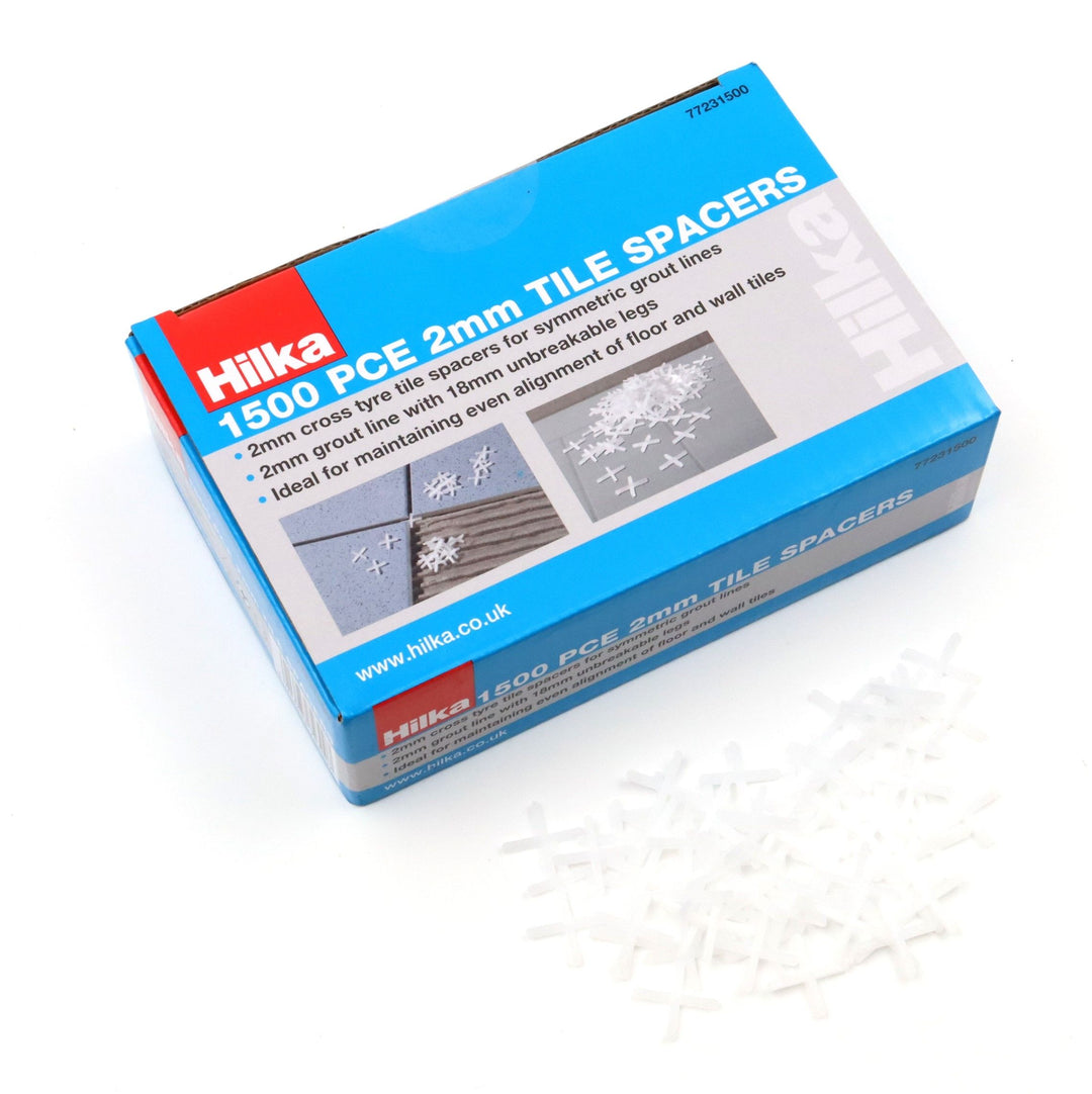 HILKA 1500 pce 2mm Tile Spacers