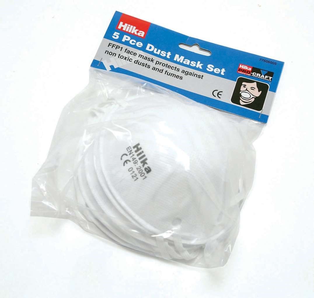 HILKA 5 pce Dust Masks FFP1