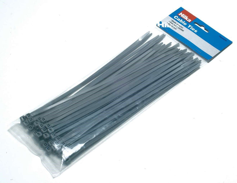 HILKA 50 4.5mm x 250mm Cable Ties Grey