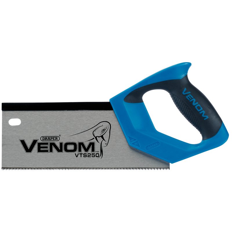 DRAPER Venom® Double Ground Tenon Saw, 250mm, 11tpi/12ppi