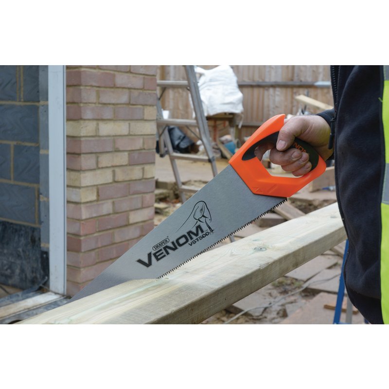 DRAPER Venom® First Fix Triple Ground Handsaw, 500mm, 7tpi/8ppi