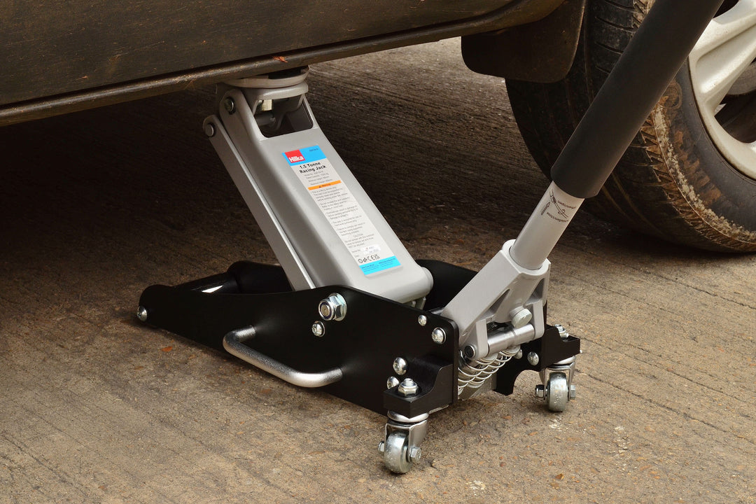 HILKA 1.5 Tonne Aluminium/Steel Trolley Jack