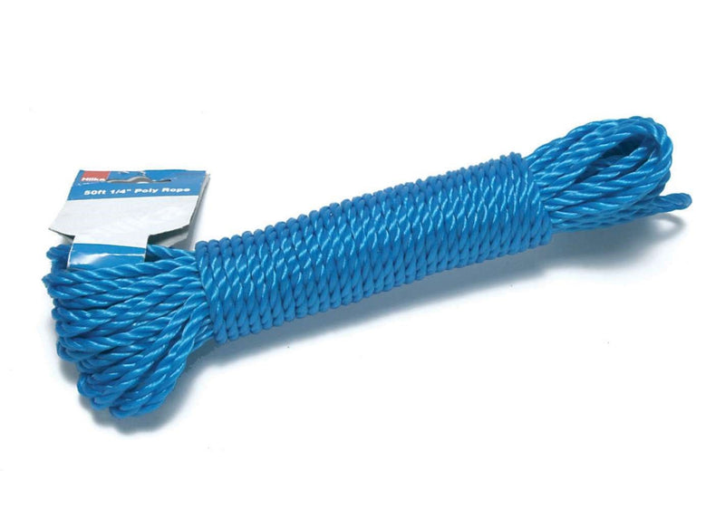 HILKA 15m x 6mm (50ft x 1/4") Poly Rope