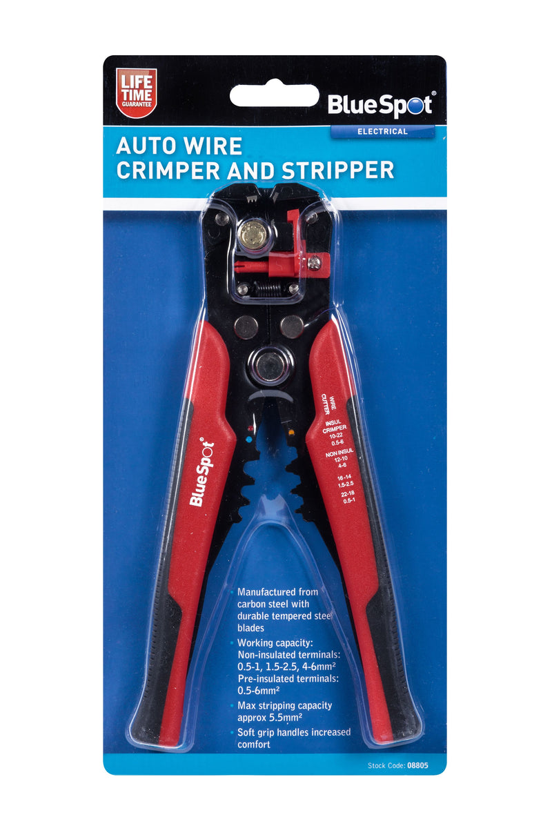 BLUE SPOT TOOLS AUTO WIRE CRIMPER AND STRIPPER