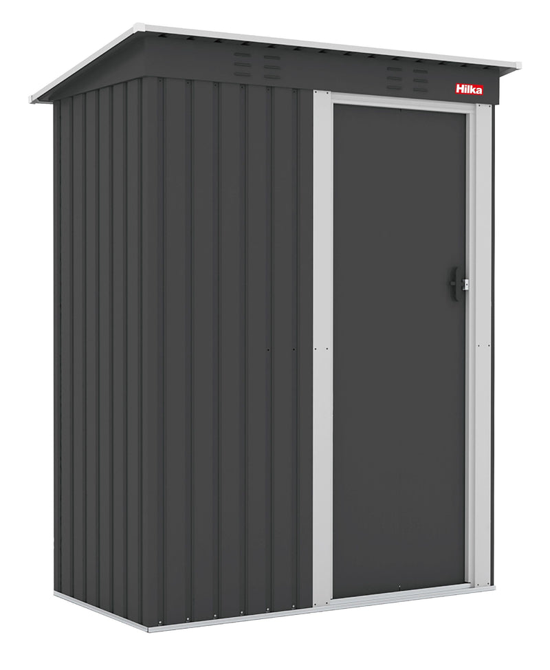 HILKA 5X3FT Metal Garden Shed