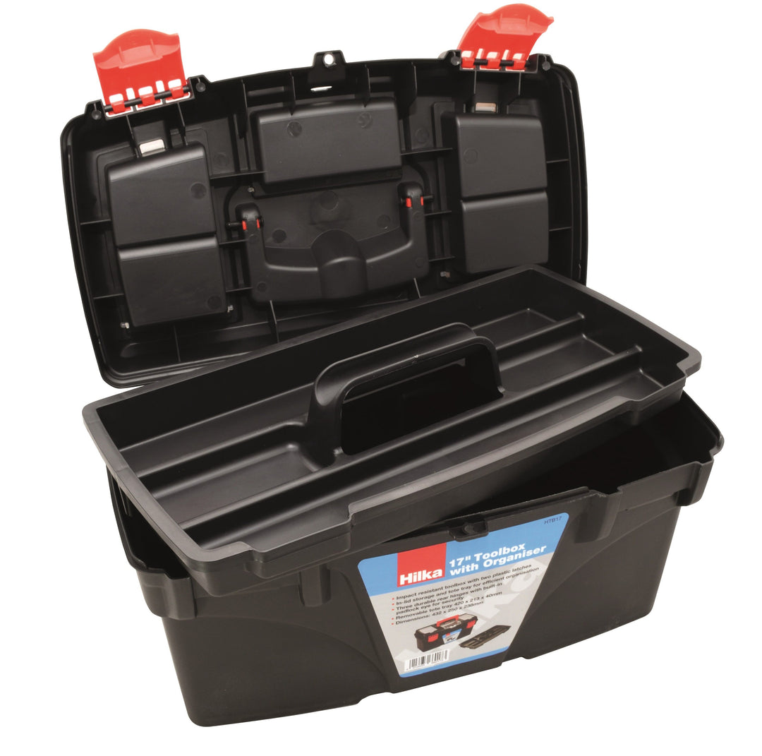 HILKA 17" Toolbox + Organiser