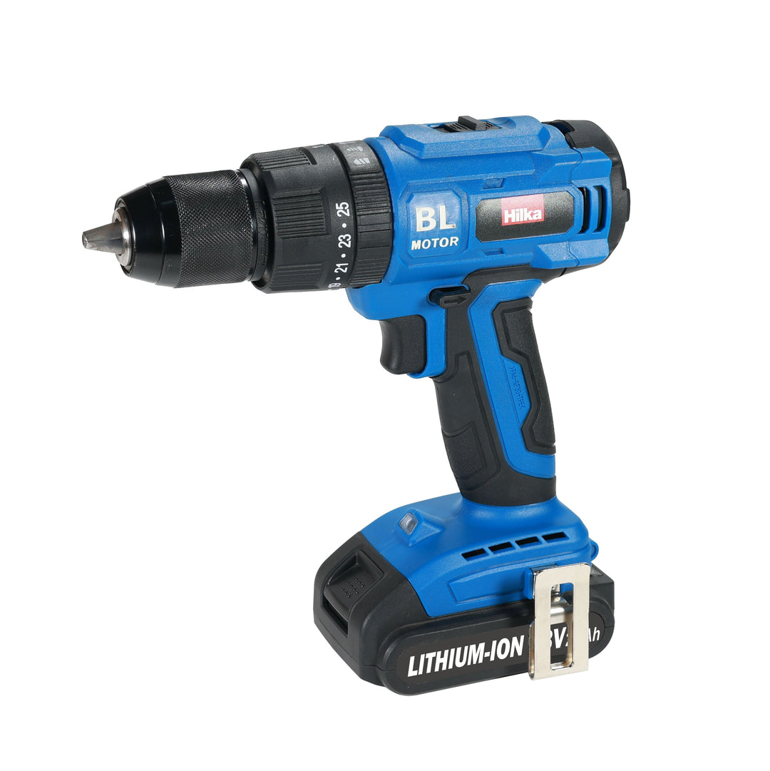 HILKA 18V Li-ion Brushless Combi Drill with 2.0Ah Battery