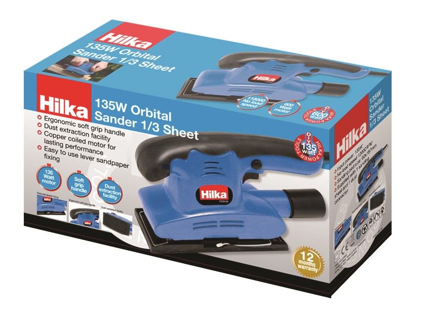 HILKA 135w Orbital Sander 1/3 Sheet