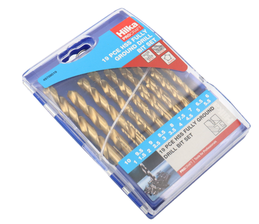 HILKA 19 pce HSS Drill Bit Set