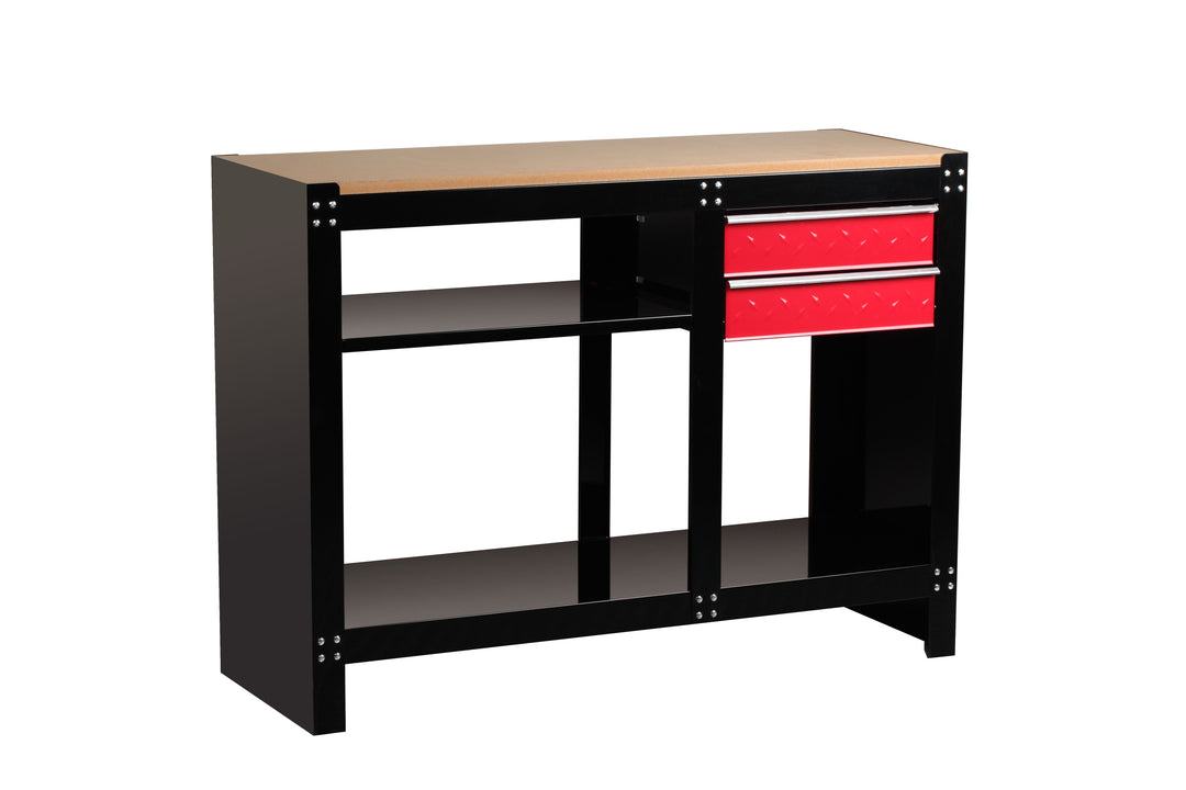 HILKA Heavy Duty 2 Drawer Work Bench