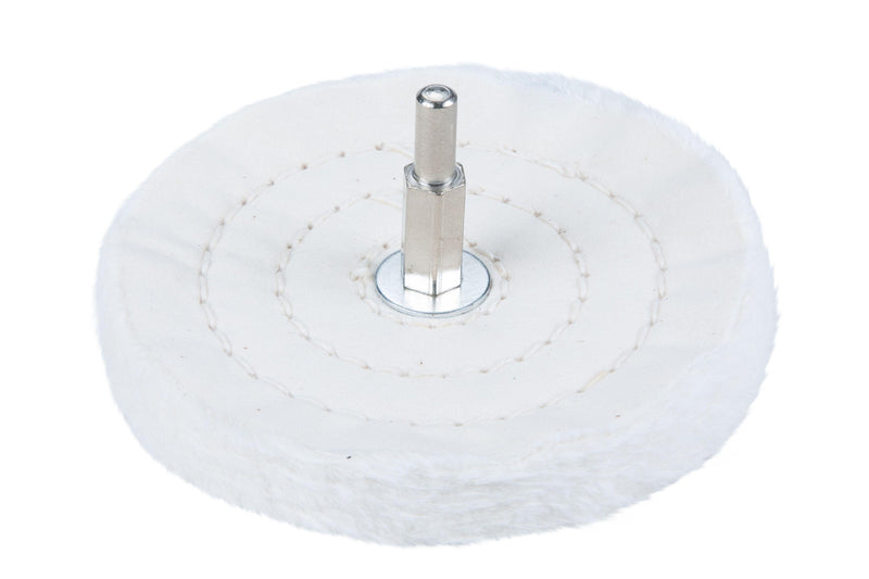 BLUE SPOT TOOLS 100MM (4") POLISHING MOP WHEEL WITH SHANK - Premium Hobby from BLUE SPOT - Just £6.49! Shop now at Bargain LAB