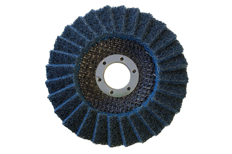 BLUE SPOT TOOLS 115MM (4.5") FINE NON WOVEN FLAP DISC - Bargain LAB