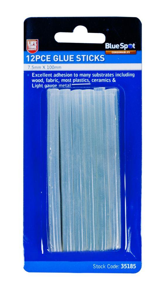 BLUE SPOT TOOLS 12 PCE 7.5MM GLUE STICKS - Premium Hobby from BLUE SPOT - Just £4.65! Shop now at Bargain LAB