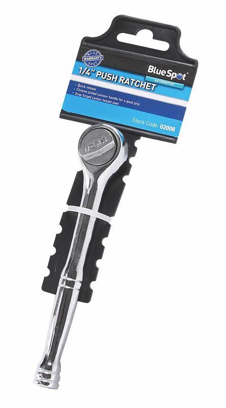 BLUE SPOT TOOLS 1/4" REVERSIBLE RATCHET - Premium Automotive from BLUE SPOT - Just £6.95! Shop now at Bargain LAB