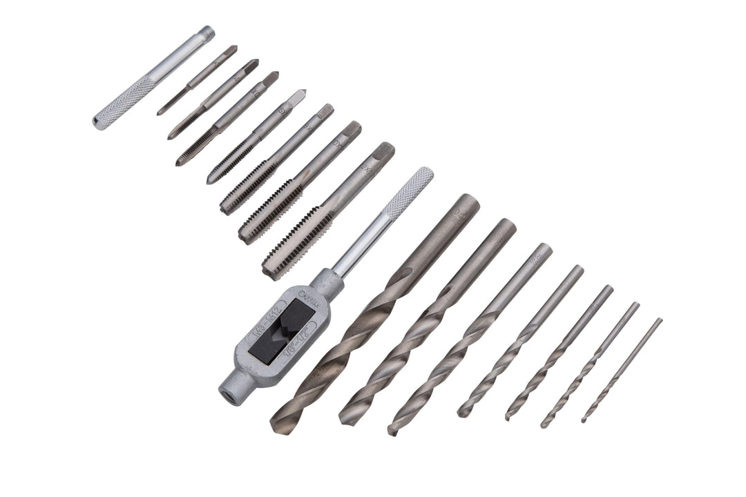 BLUE SPOT TOOLS 15 PCE DRILL AND TAP SET (M3-M12) (2.5-10.2MM) - Premium Engineering and Metalwork from BLUE SPOT - Just £17.99! Shop now at Bargain LAB