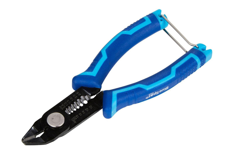 BLUE SPOT TOOLS 160MM (6.25") FLUSH WIRE CUTTER & STRIPPER - Premium Hand Tools from BLUE SPOT - Just £6.99! Shop now at Bargain LAB