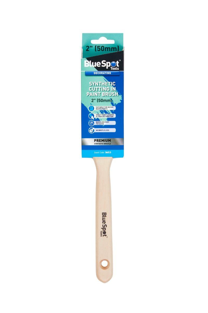 BLUE SPOT TOOLS 2" (50MM) SYNTHETIC CUTTING IN PAINT BRUSH - Premium Decorating from BLUE SPOT - Just £6.35! Shop now at Bargain LAB