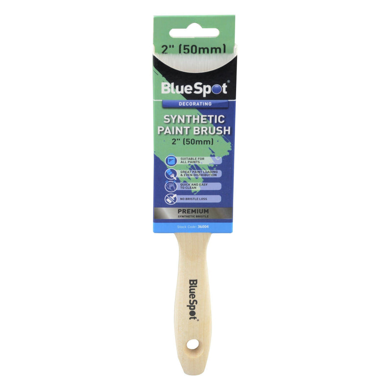BLUE SPOT TOOLS 2" (50MM) SYNTHETIC PAINT BRUSH - Premium Decorating from BLUE SPOT - Just £5.49! Shop now at Bargain LAB