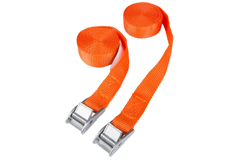 BLUE SPOT TOOLS 2 PACK CAM BUCKLE TIE DOWNS (25MM X 2.5M/8FT) - Premium Bungees & Tie Downs from BLUE SPOT - Just £6.99! Shop now at Bargain LAB