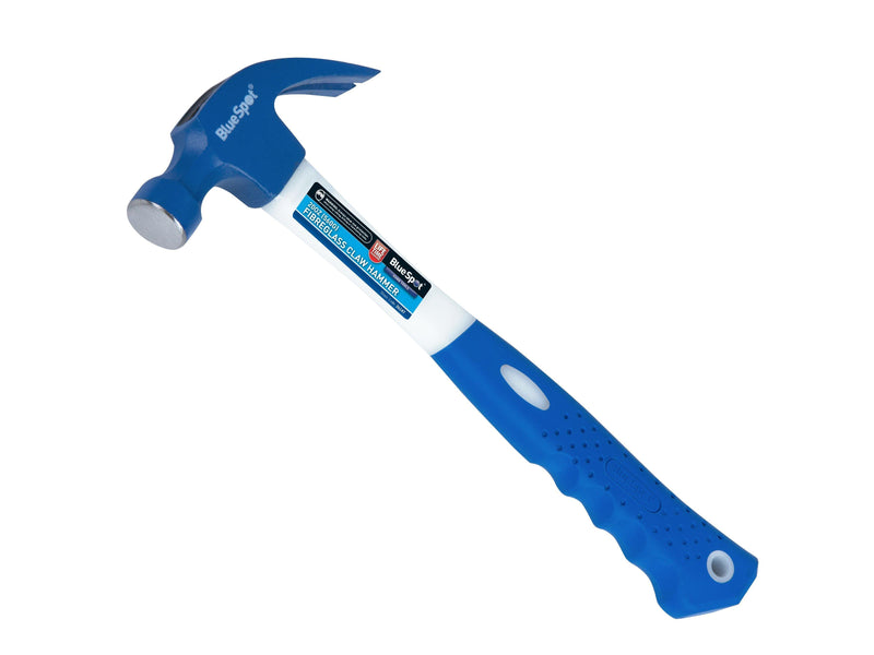 BLUE SPOT TOOLS 20OZ (560G) FIBREGLASS CLAW HAMMER - Premium Hand Tools from BLUE SPOT - Just £9.99! Shop now at Bargain LAB