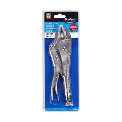 BLUE SPOT TOOLS 250MM (10") HEAVY DUTY CURVED LOCKING PLIER - Premium Hand Tools from BLUE SPOT - Just £10.99! Shop now at Bargain LAB