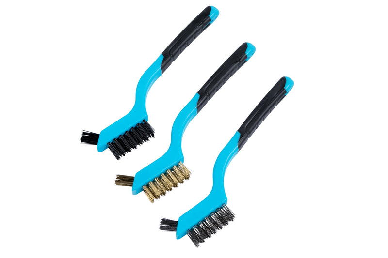 BLUE SPOT TOOLS 3 PCE MINI WIRE BRUSH SET - Premium Hand Tools from BLUE SPOT - Just £6.49! Shop now at Bargain LAB