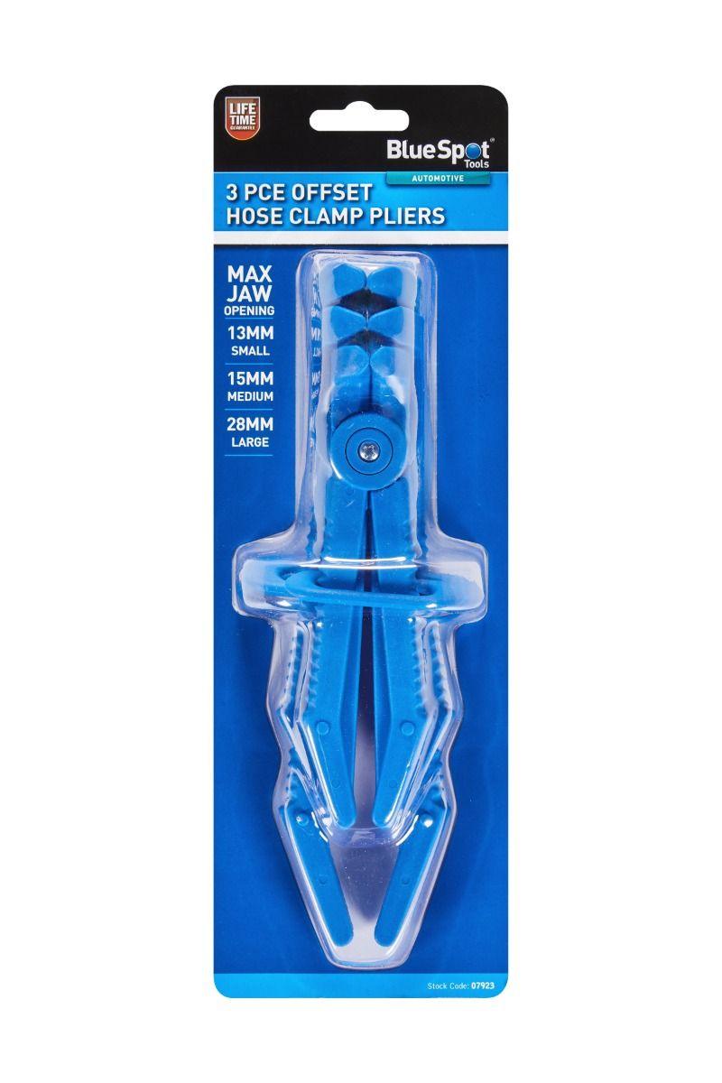 BLUE SPOT TOOLS 3 PCE OFFSET FLEXIBLE HOSE CLAMP PLIERS - Premium Automotive from BLUE SPOT - Just £11.99! Shop now at Bargain LAB