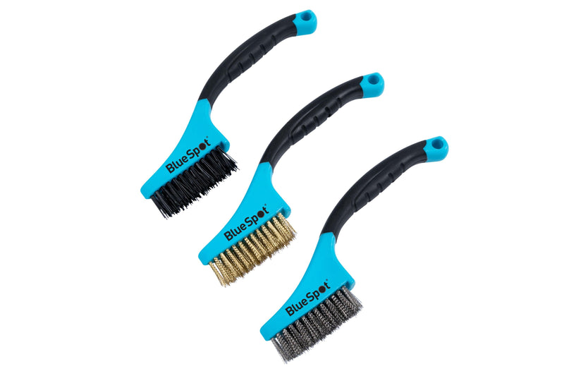 BLUE SPOT TOOLS 3 PCE WIRE BRUSH SET - Premium Hand Tools from BLUE SPOT - Just £6.89! Shop now at Bargain LAB