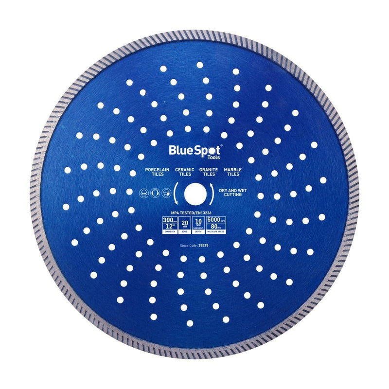 BLUE SPOT TOOLS 300MM (12") TURBO CUTTING DISC - Bargain LAB