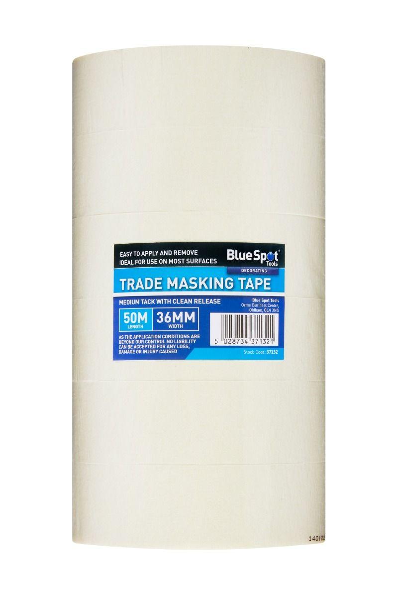 BLUE SPOT TOOLS 36MM X 50M TRADE MASKING TAPE - Premium Decorating from BLUE SPOT - Just £5.29! Shop now at Bargain LAB