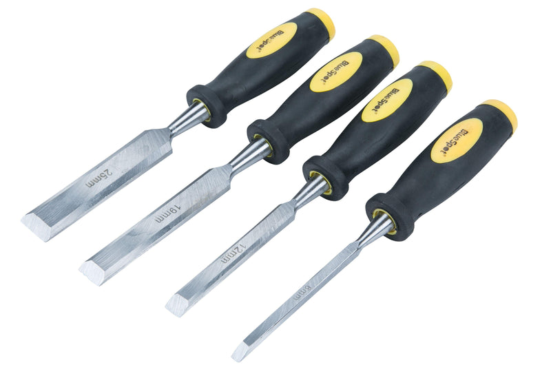 BLUE SPOT TOOLS 4 PCE CHISEL SET - Premium Building Tools from BLUE SPOT - Just £12.99! Shop now at Bargain LAB