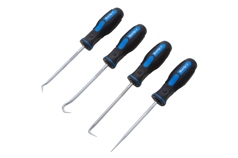 BLUE SPOT TOOLS 4 PCE HOOK AND PICK SET - Premium Automotive from BLUE SPOT - Just £6.45! Shop now at Bargain LAB