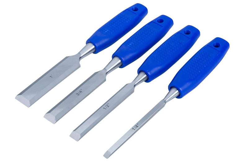 BLUE SPOT TOOLS 4 PCE WOOD CHISEL SET - Premium Hand Tools from BLUE SPOT - Just £12.99! Shop now at Bargain LAB