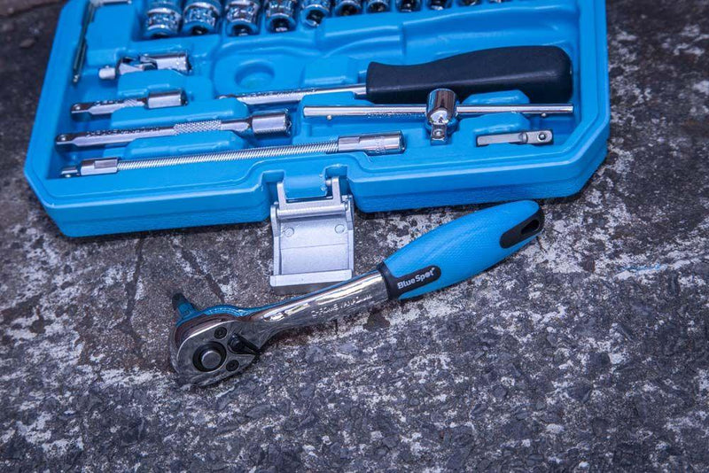 BLUE SPOT TOOLS 46 PCE 1/4" METRIC SOCKET SET (4-14MM) - Premium Automotive from BLUE SPOT - Just £34.99! Shop now at Bargain LAB