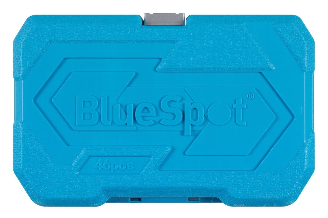 BLUE SPOT TOOLS 46 PCE 1/4" METRIC SOCKET SET (4-14MM) - Premium Automotive from BLUE SPOT - Just £34.99! Shop now at Bargain LAB