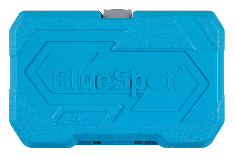 BLUE SPOT TOOLS 46 PCE 1/4" METRIC SOCKET SET (4-14MM) - Premium Automotive from BLUE SPOT - Just £34.99! Shop now at Bargain LAB