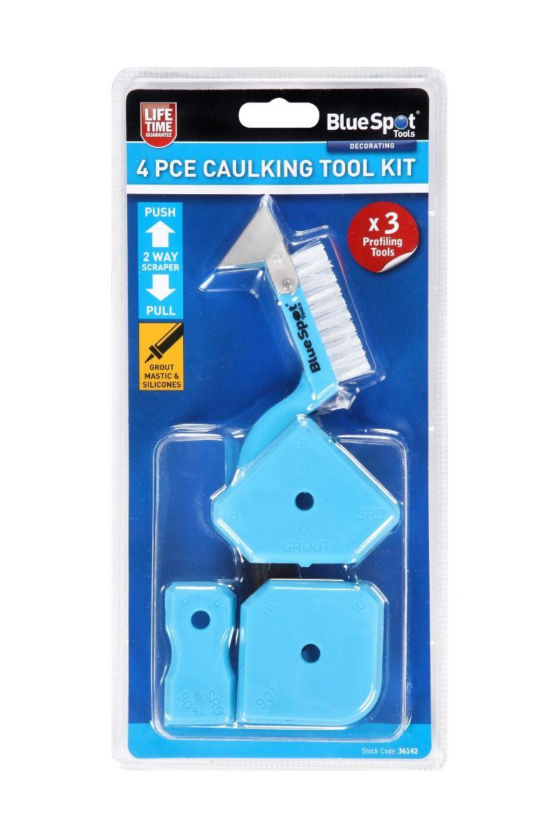 BLUE SPOT TOOLS 4PCE CAULKING TOOL KIT - Premium Decorating from BLUE SPOT - Just £6.45! Shop now at Bargain LAB