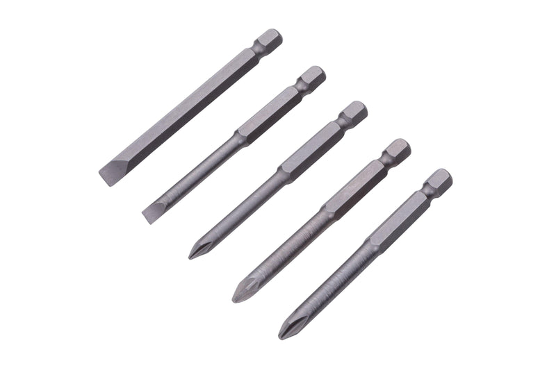 BLUE SPOT TOOLS 5 PCE 75MM (3") SCREWDRIVER BITS (PH-PZ SLOT) - Premium Hand Tools from BLUE SPOT - Just £5.29! Shop now at Bargain LAB