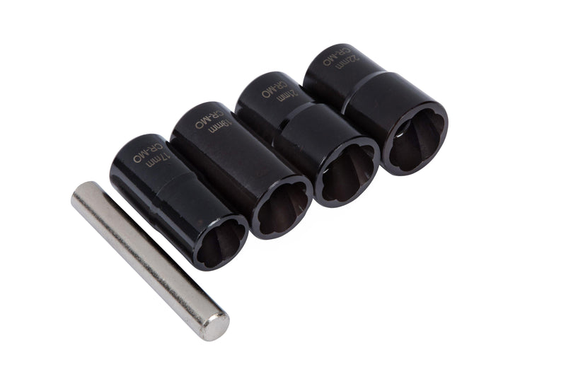 BLUE SPOT TOOLS 5 PCE LOCKING WHEEL NUT REMOVER SET - Premium Automotive from BLUE SPOT - Just £29.99! Shop now at Bargain LAB