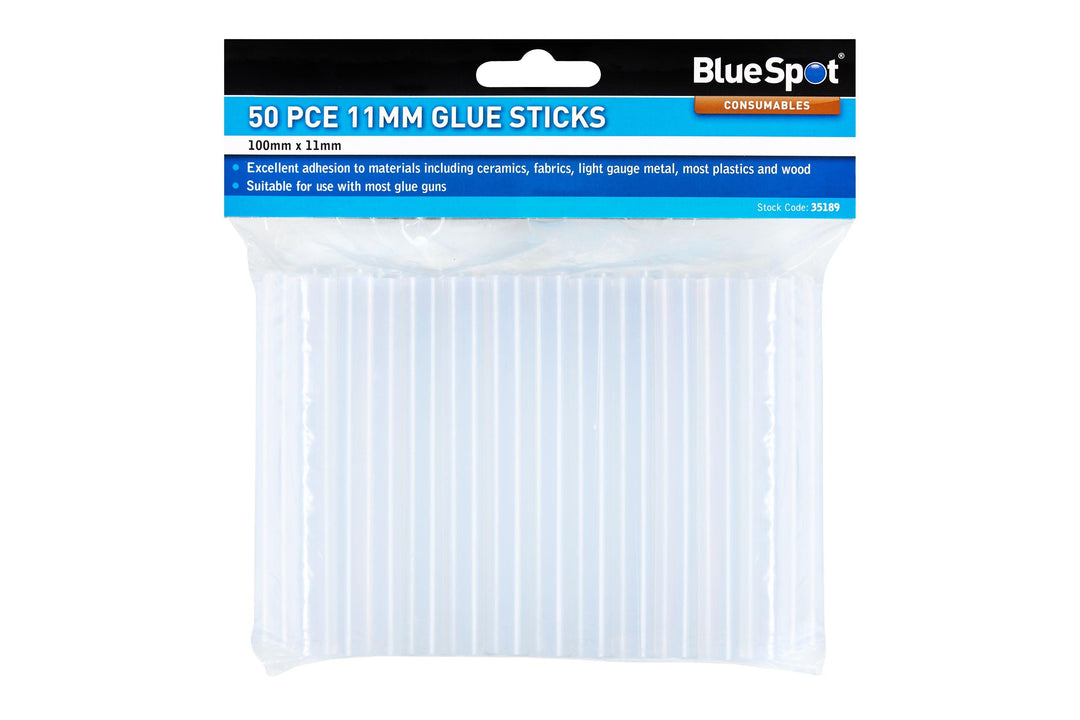 BLUE SPOT TOOLS 50 PCE 11MM GLUE STICKS - Bargain LAB