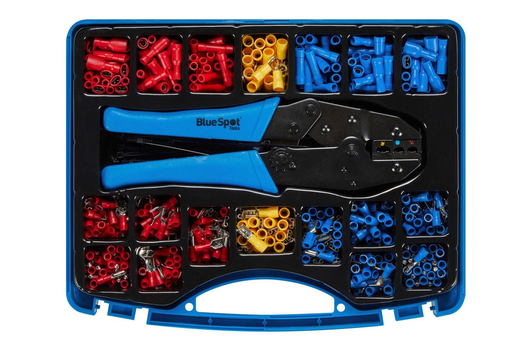 BLUE SPOT TOOLS 552PCE TERMINAL AND CRIMPER KIT - Premium Hand Tools from BLUE SPOT - Just £31.99! Shop now at Bargain LAB