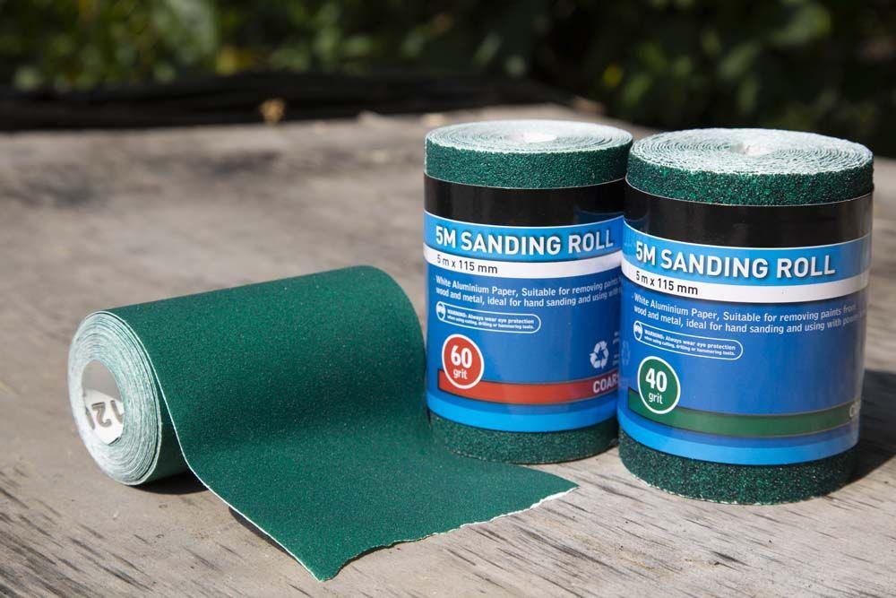 BLUE SPOT TOOLS 5MTR 115MM SANDING ROLL 60 GRIT - Premium Abrasives from BLUE SPOT - Just £6.99! Shop now at Bargain LAB