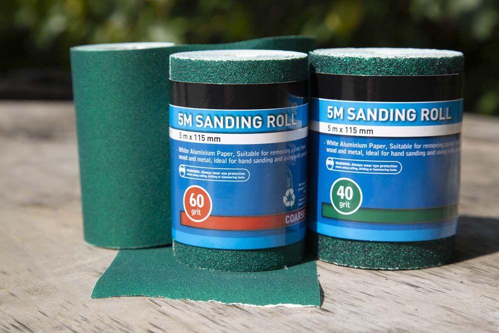 BLUE SPOT TOOLS 5MTR 115MM SANDING ROLL 60 GRIT - Premium Abrasives from BLUE SPOT - Just £6.99! Shop now at Bargain LAB