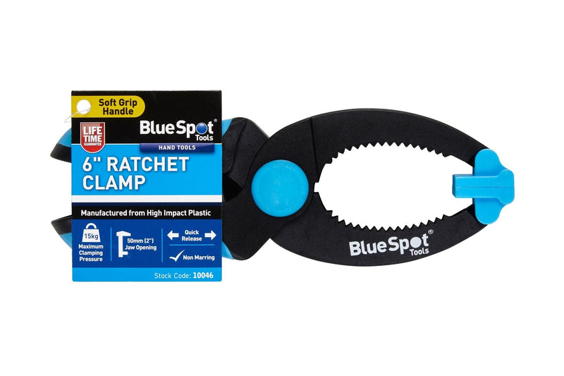 BLUE SPOT TOOLS 6" RATCHET CLAMP - Premium Hand Tools from BLUE SPOT - Just £6.29! Shop now at Bargain LAB