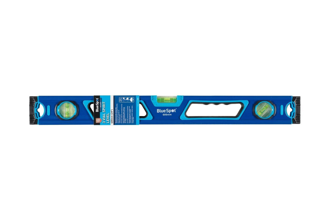 BLUE SPOT TOOLS 600MM (24") 3 VIAL SPIRIT LEVEL - Premium Building Tools from BLUE SPOT - Just £15.49! Shop now at Bargain LAB